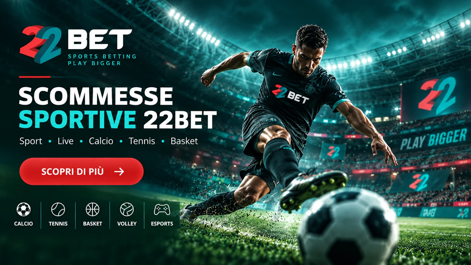 Scommesse sportive 22Bet